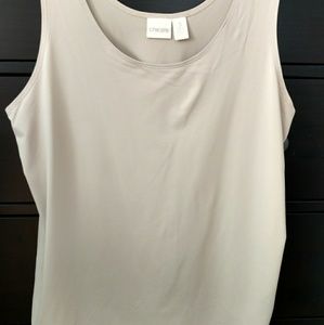 Chicos beige tank Size 3 Large